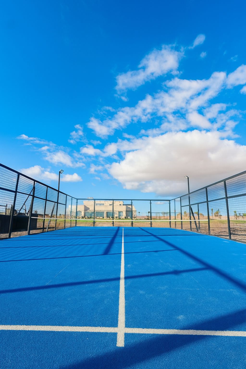 Terrain de padel professionnel